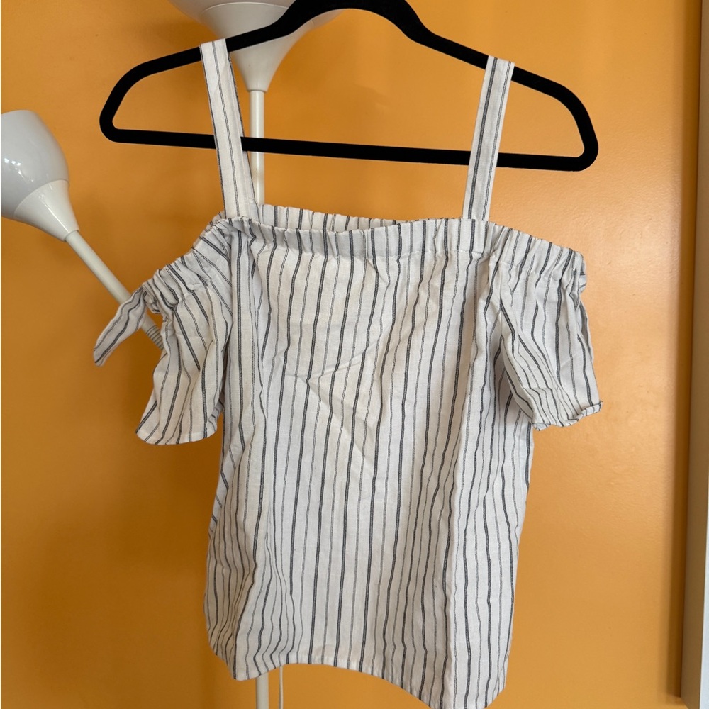 Striped Off-Shoulder Top
